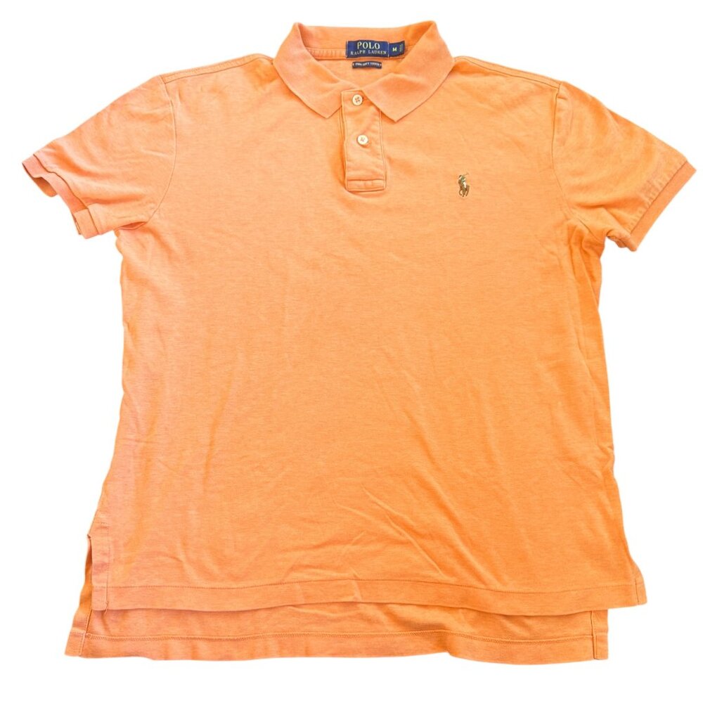 Polo Ralph Lauren Classic-Fit Pima Soft Touch Cotton Women's Peach Sz. M - Picture 2 of 12